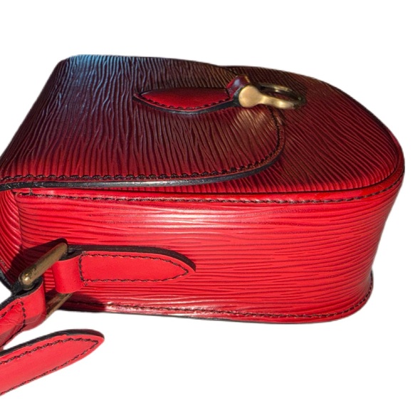 Vintage Louis Vuitton Epi Mini Saint Cloud Castilian Red PM - Picture 6 of 15